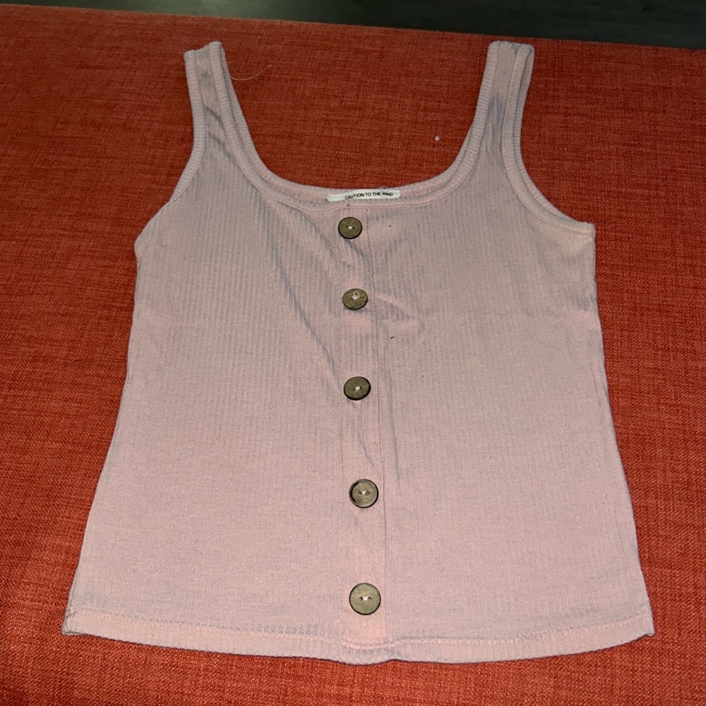 Caution to the Wind tank top